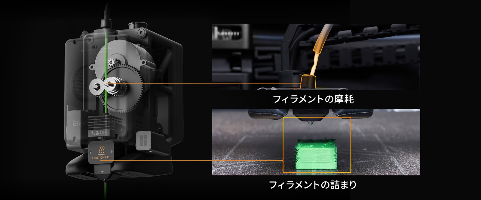 H2Sのサーボ押出しシステム