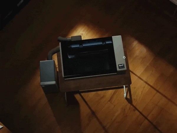 長尺素材の制作に使用するR1のコンベヤー構成